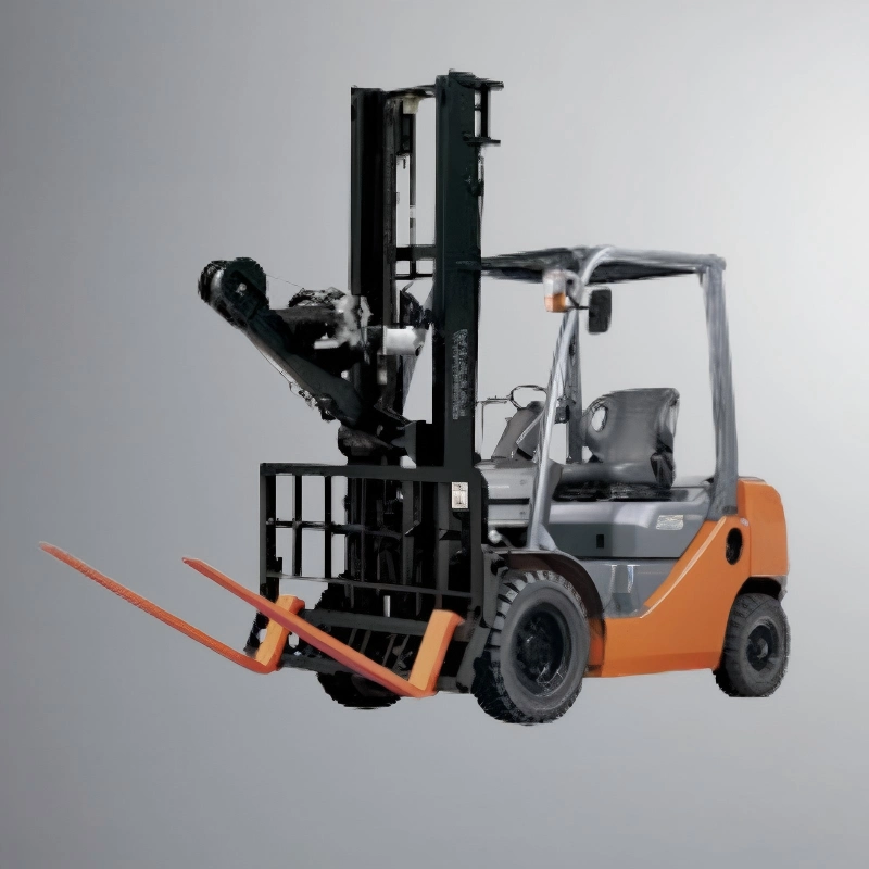 A lifting arm side-reversing fork